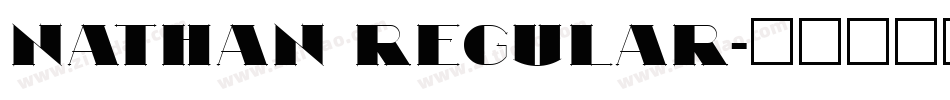 Nathan Regular字体转换
